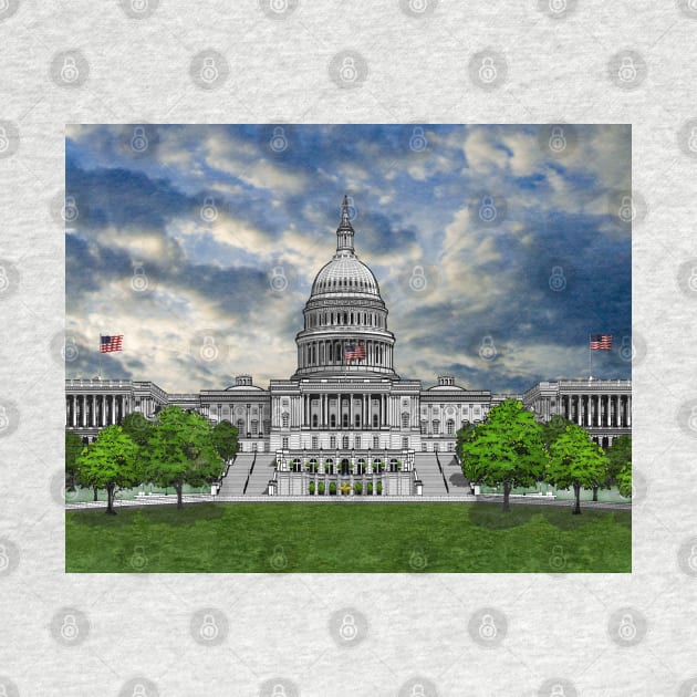 U.S. Capitol Building by Dual Rogue